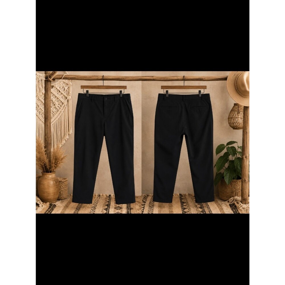 lululemon athletica Men's Black Slim Chinos 38